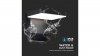 Oprawa elewacyjna LED 17W 2520lm 3000K regulowana Czarny kwadrat 2944